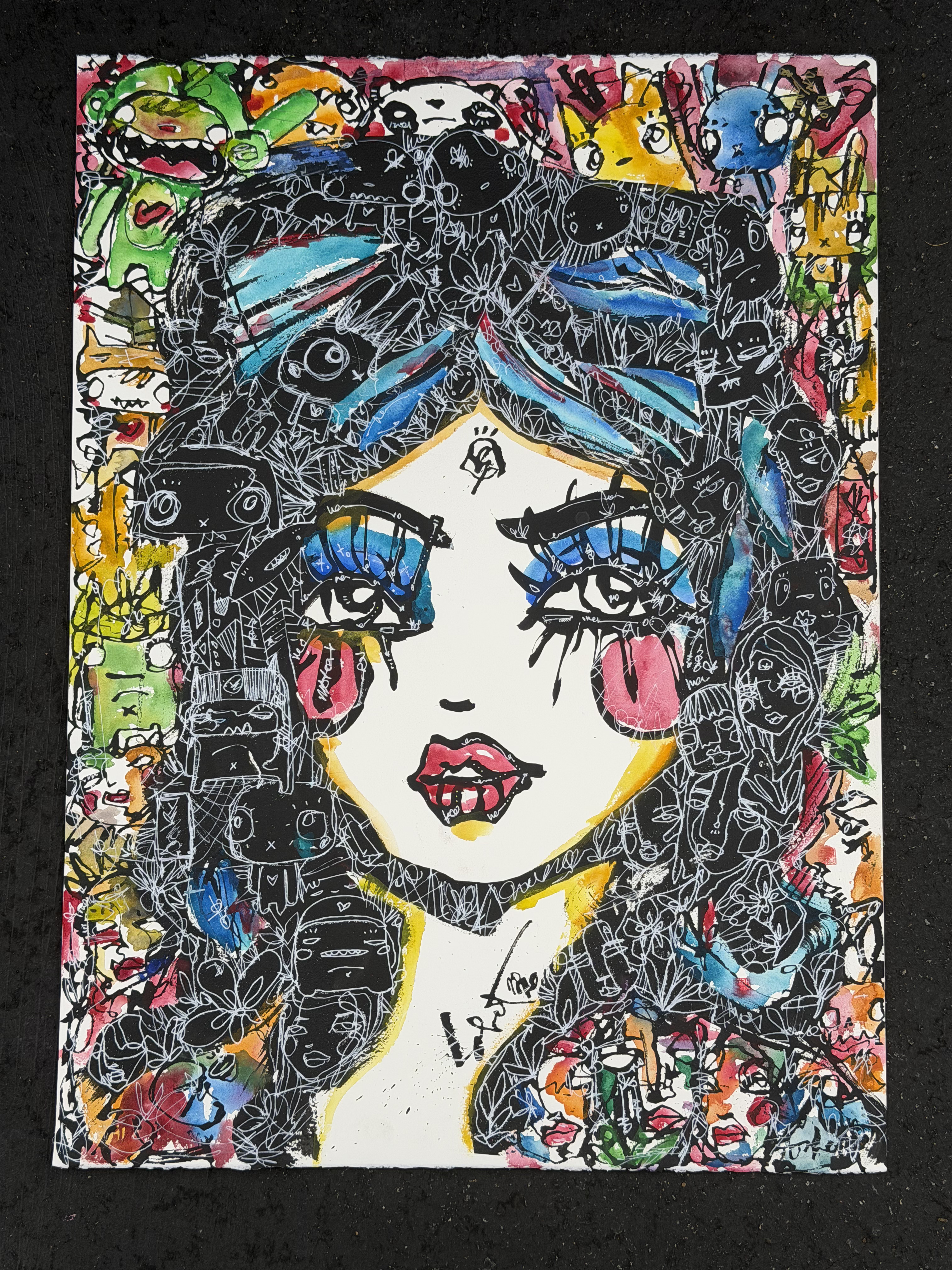 Panda 2026 Sabet 22" x 33" Original — banner