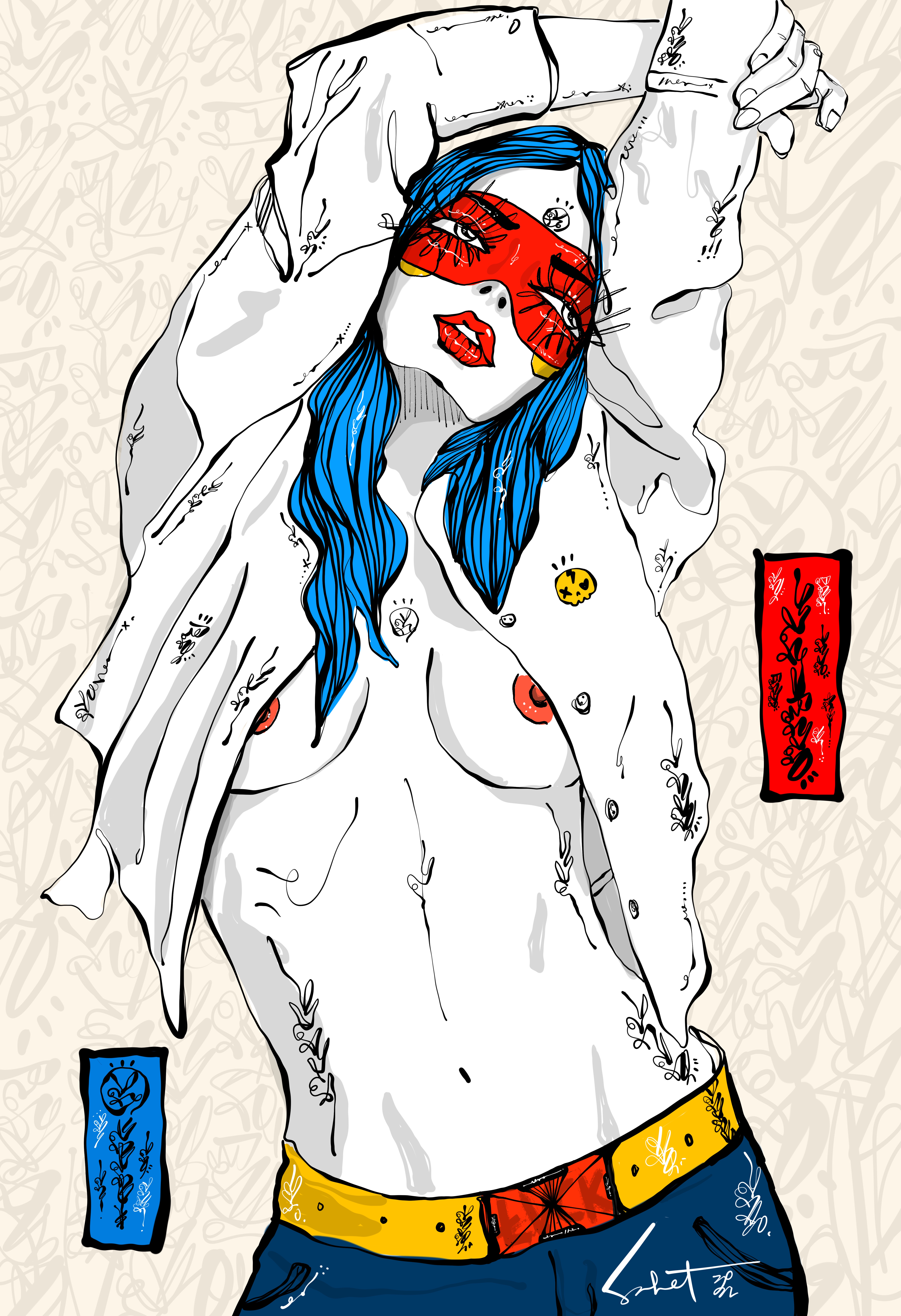 Lucky Ultra 2021 Sabet 13" x 19" Signed Print