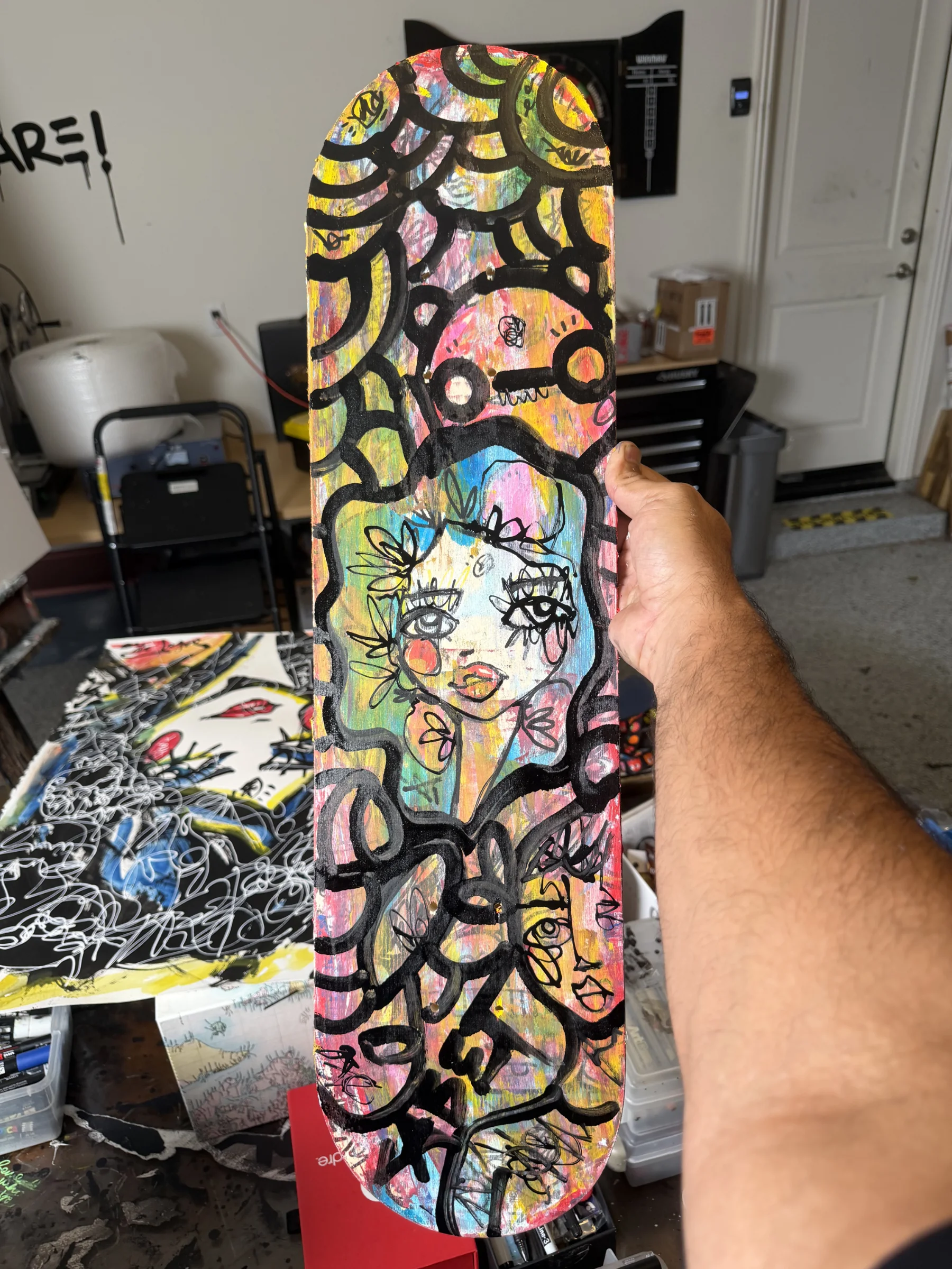 All the love 2026 Sabet Original Skate Deck — thumbnail 2