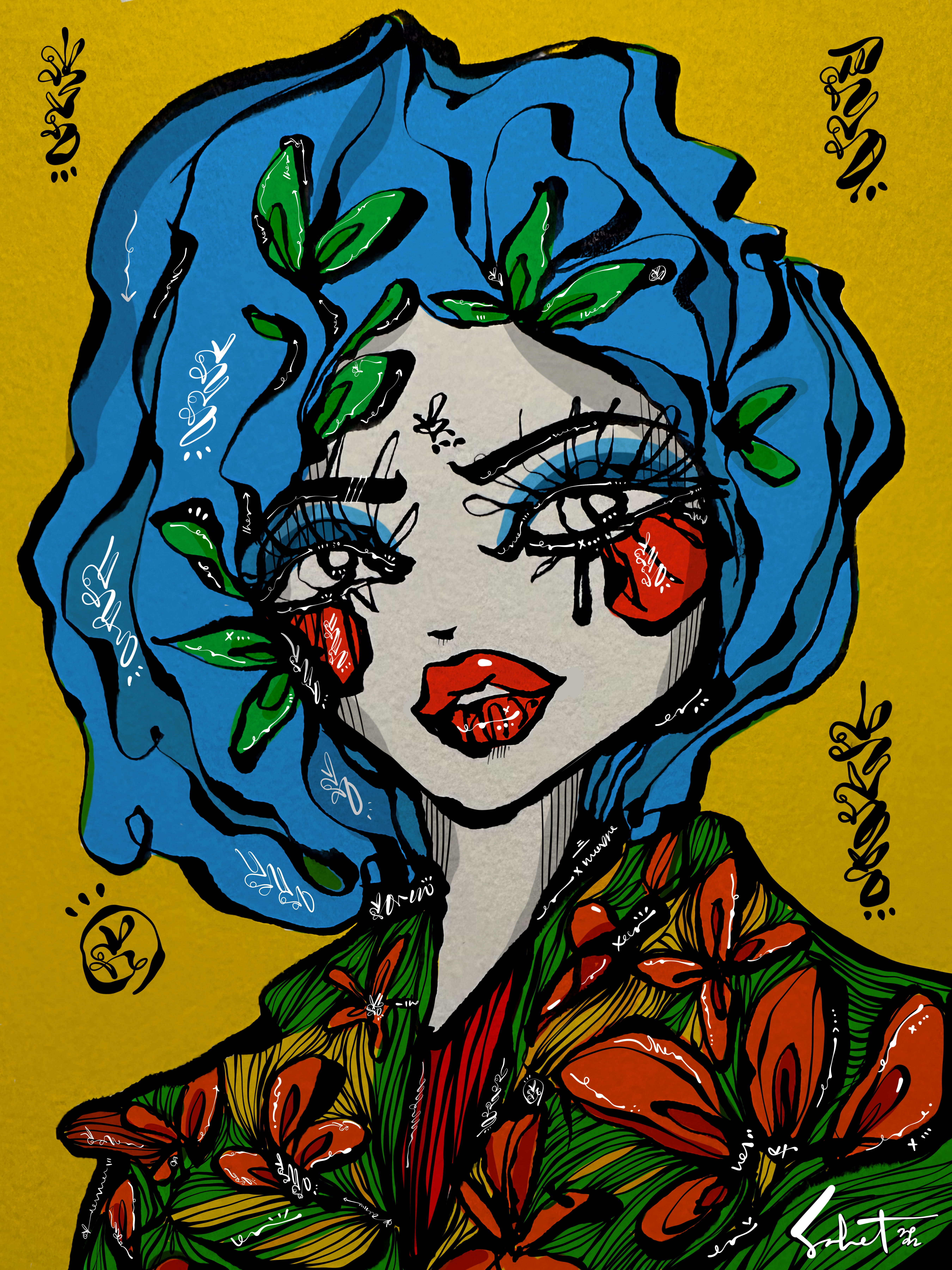 Bliss 2026 Sabet 13" x 19" Signed Print