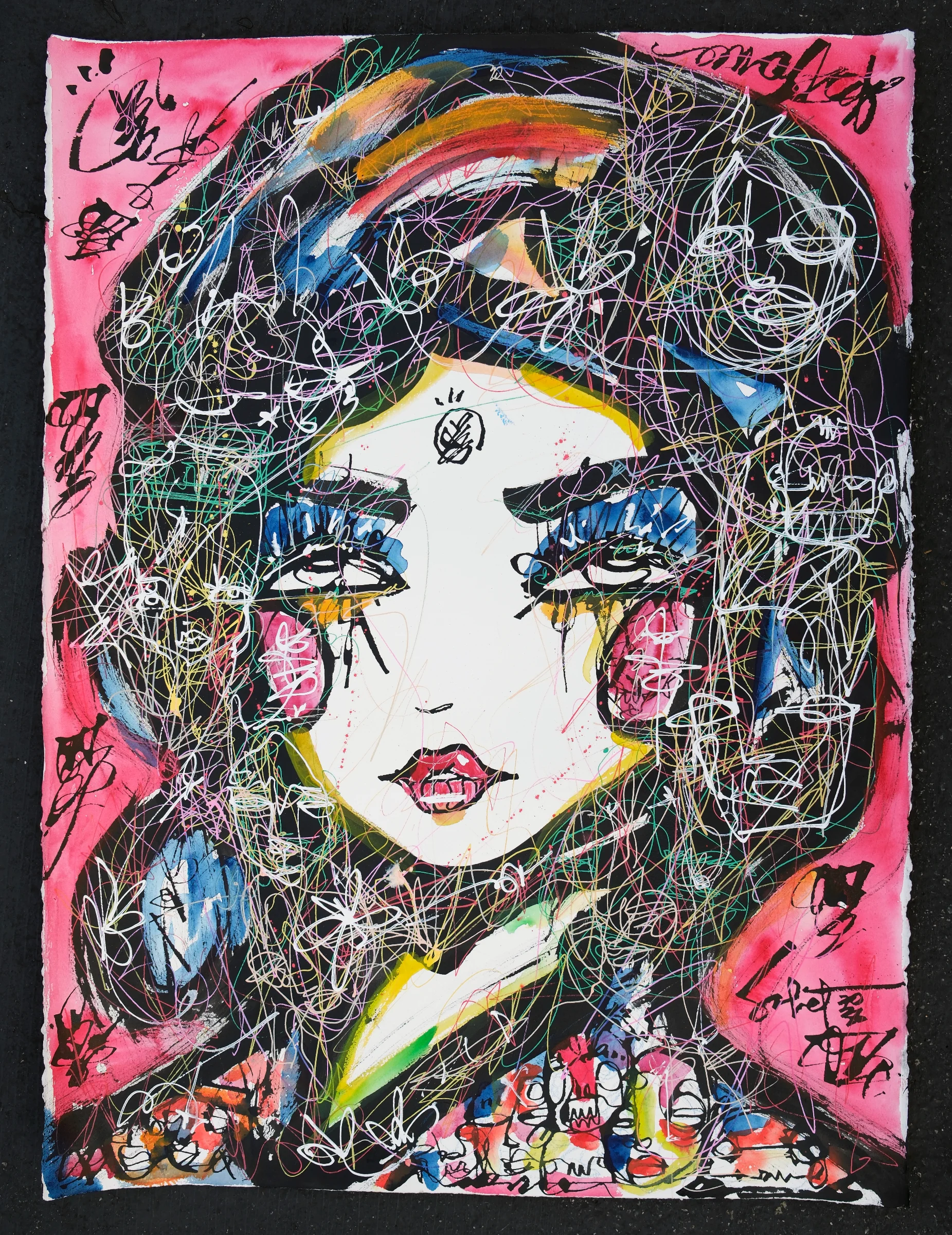 Fusion Flux 2026 Sabet 22" x 30" Original — banner