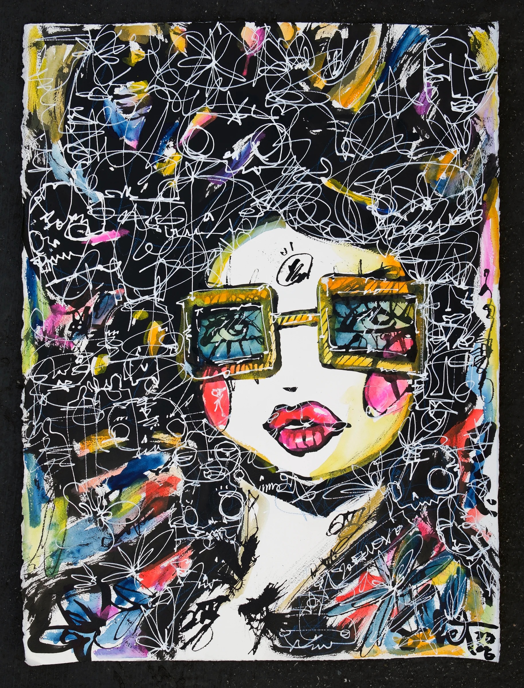Back Home 2026 Sabet 22" x 30" Original — banner