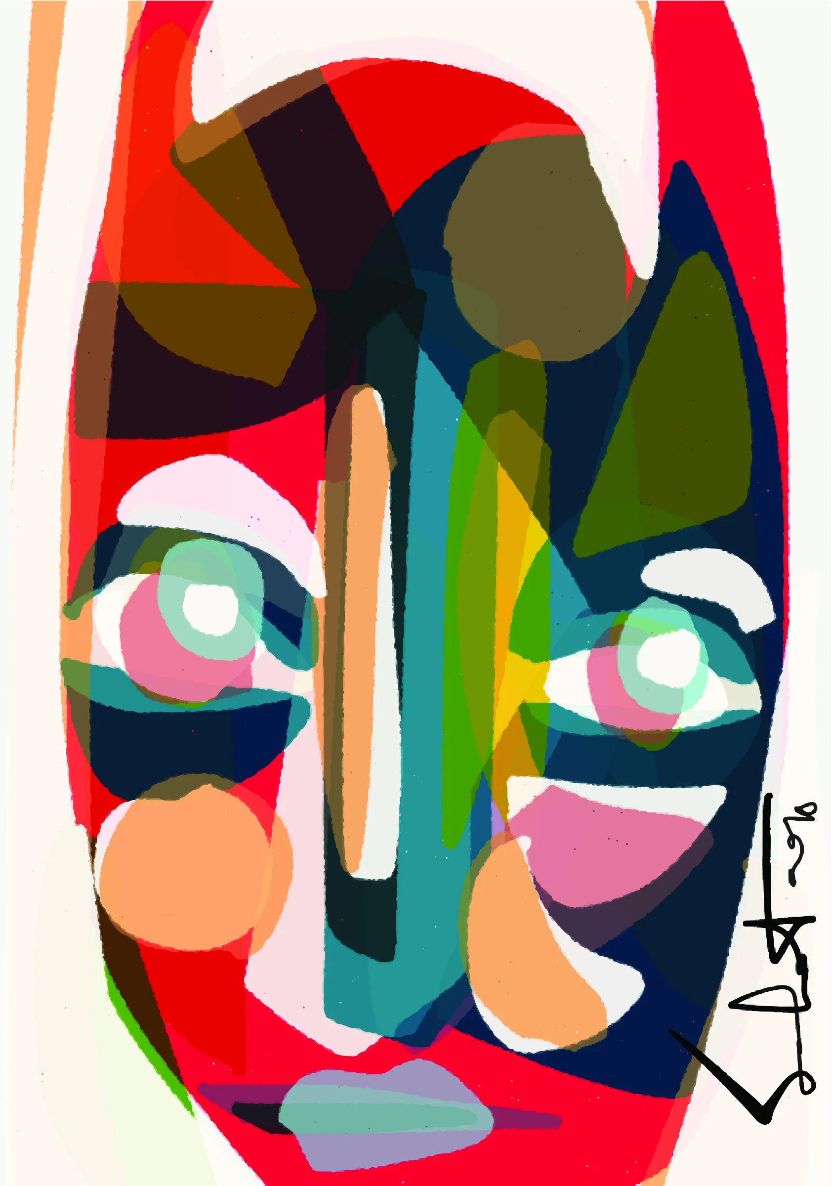 Bliss II 2026 Sabet 13" x 19" Mixed Media Original