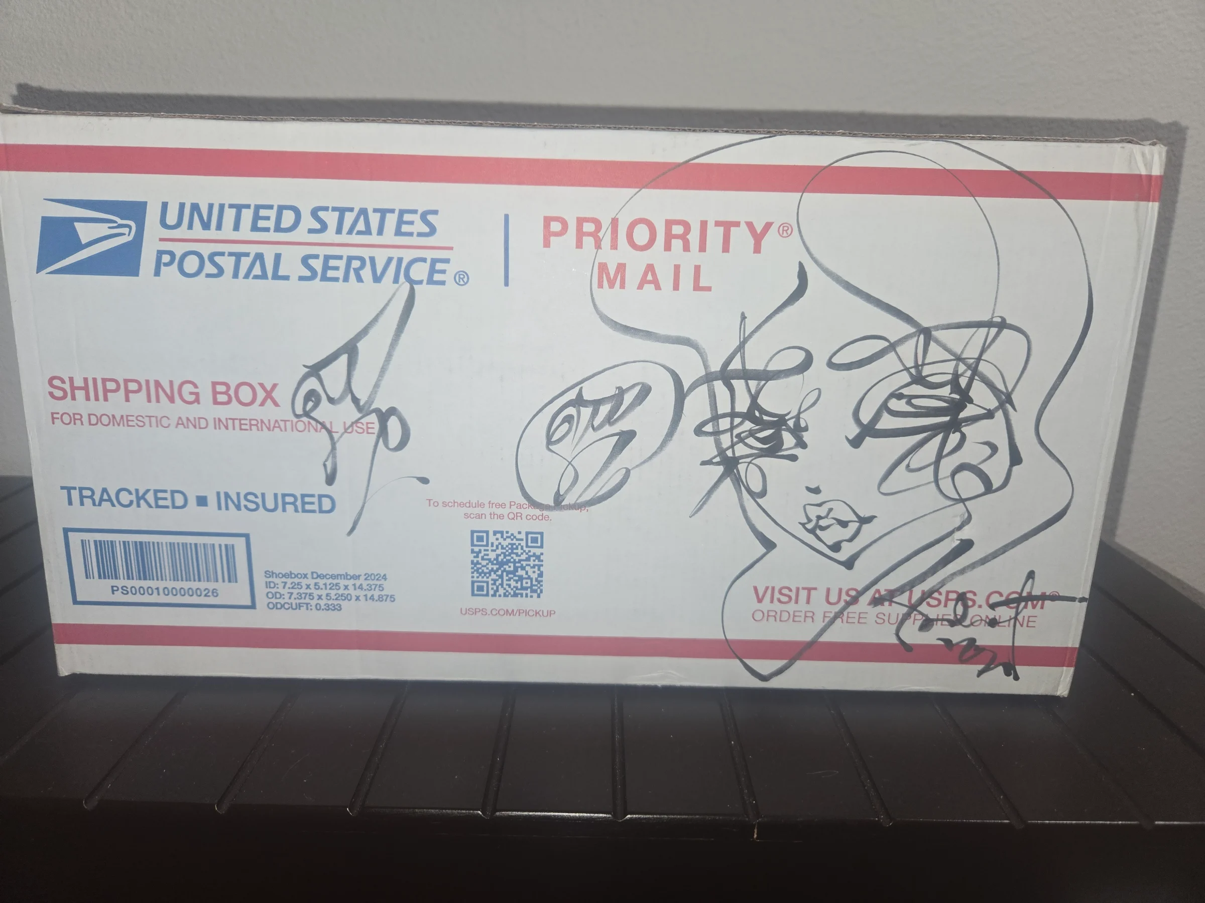 Hand Painted Sketch USPS 2026 Sabet