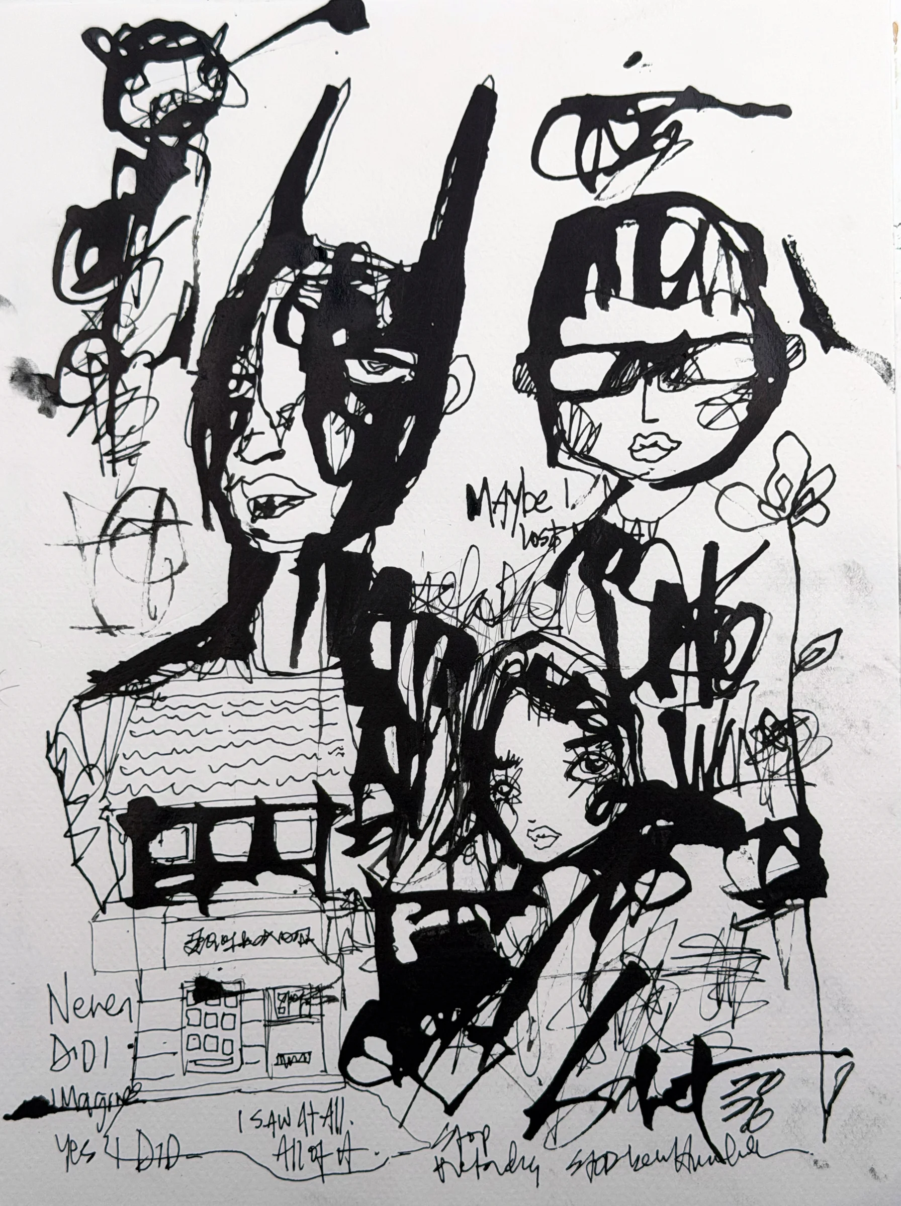 Imagine 2026 Sabet 9" x 12" Original 2026 Sabet 9" x 12" original