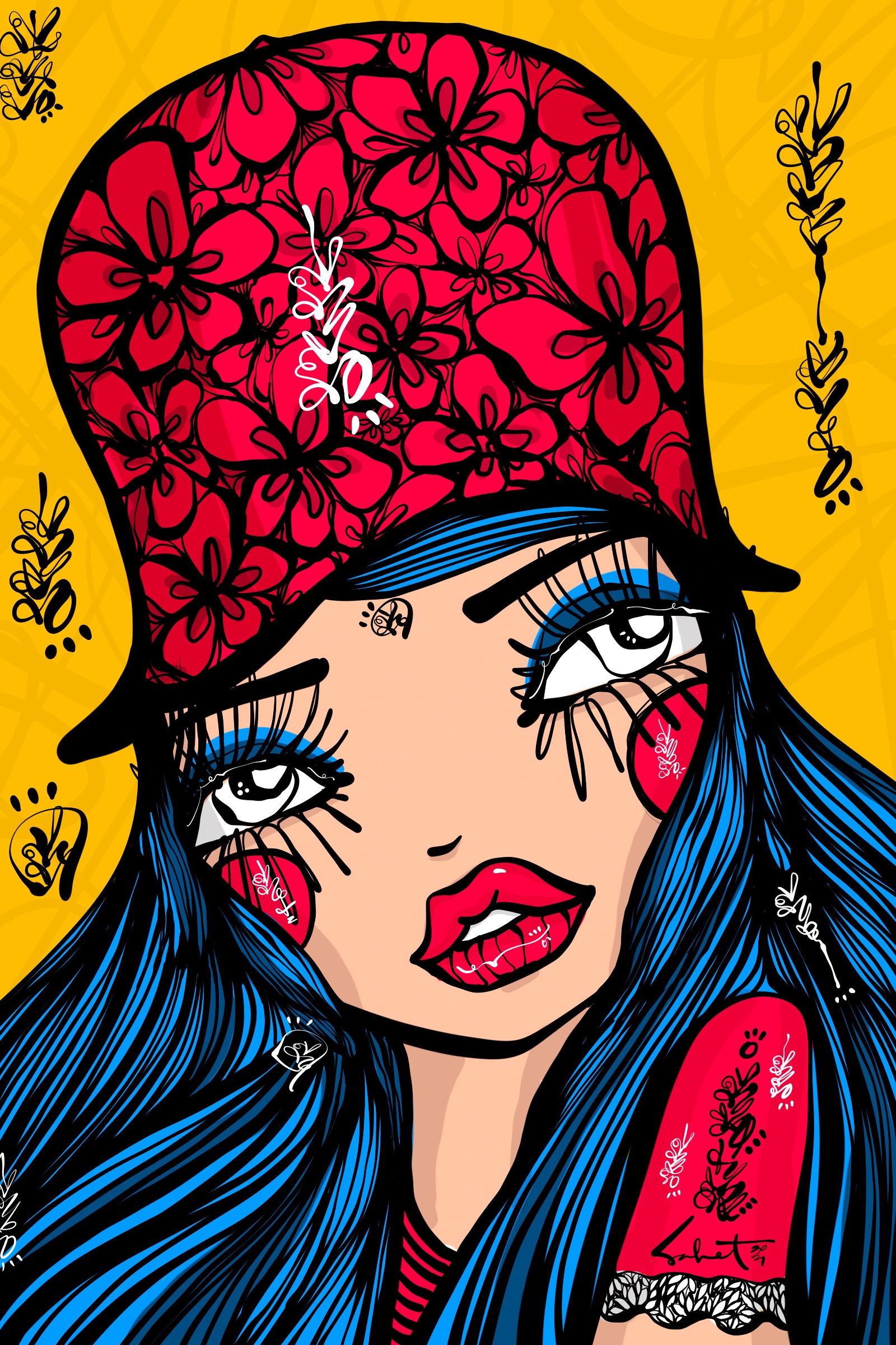 Sweetgirl 2026 Sabet 12" x 18" Giclée