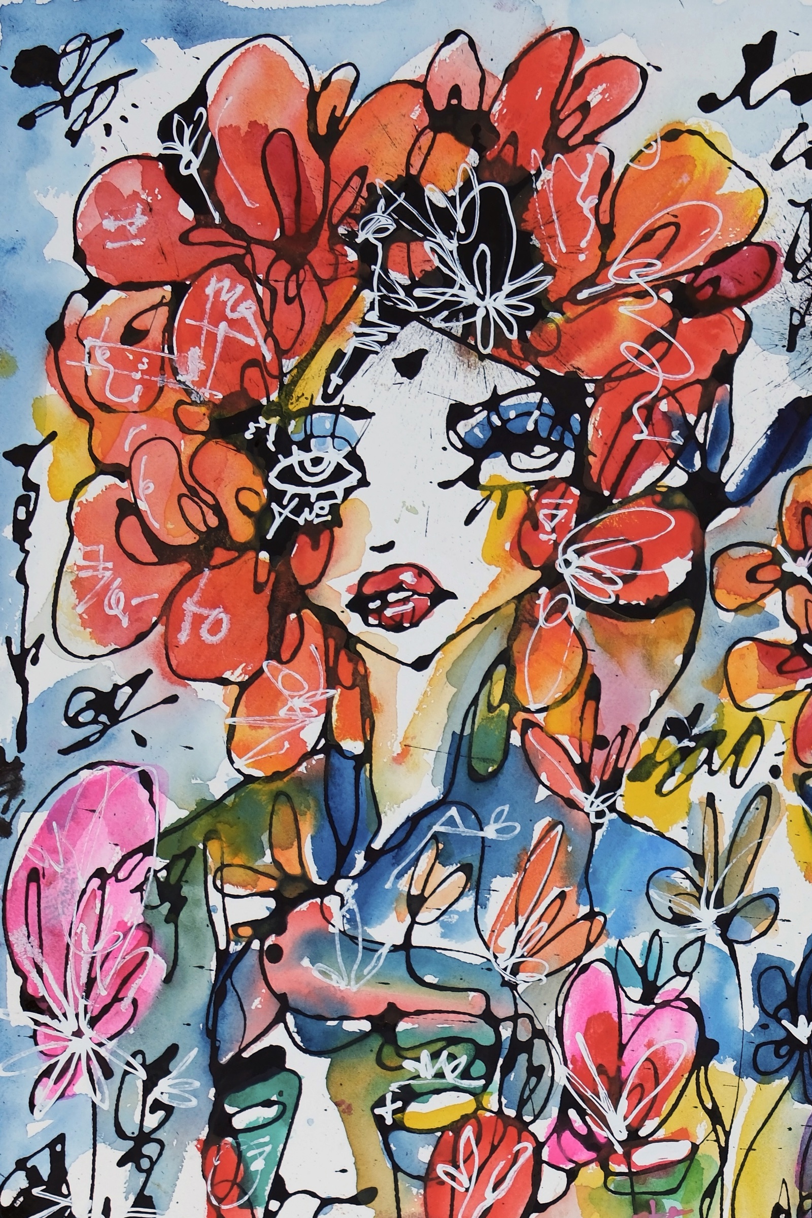 Florasprite 2026 Sabet 12" x 18" Giclée