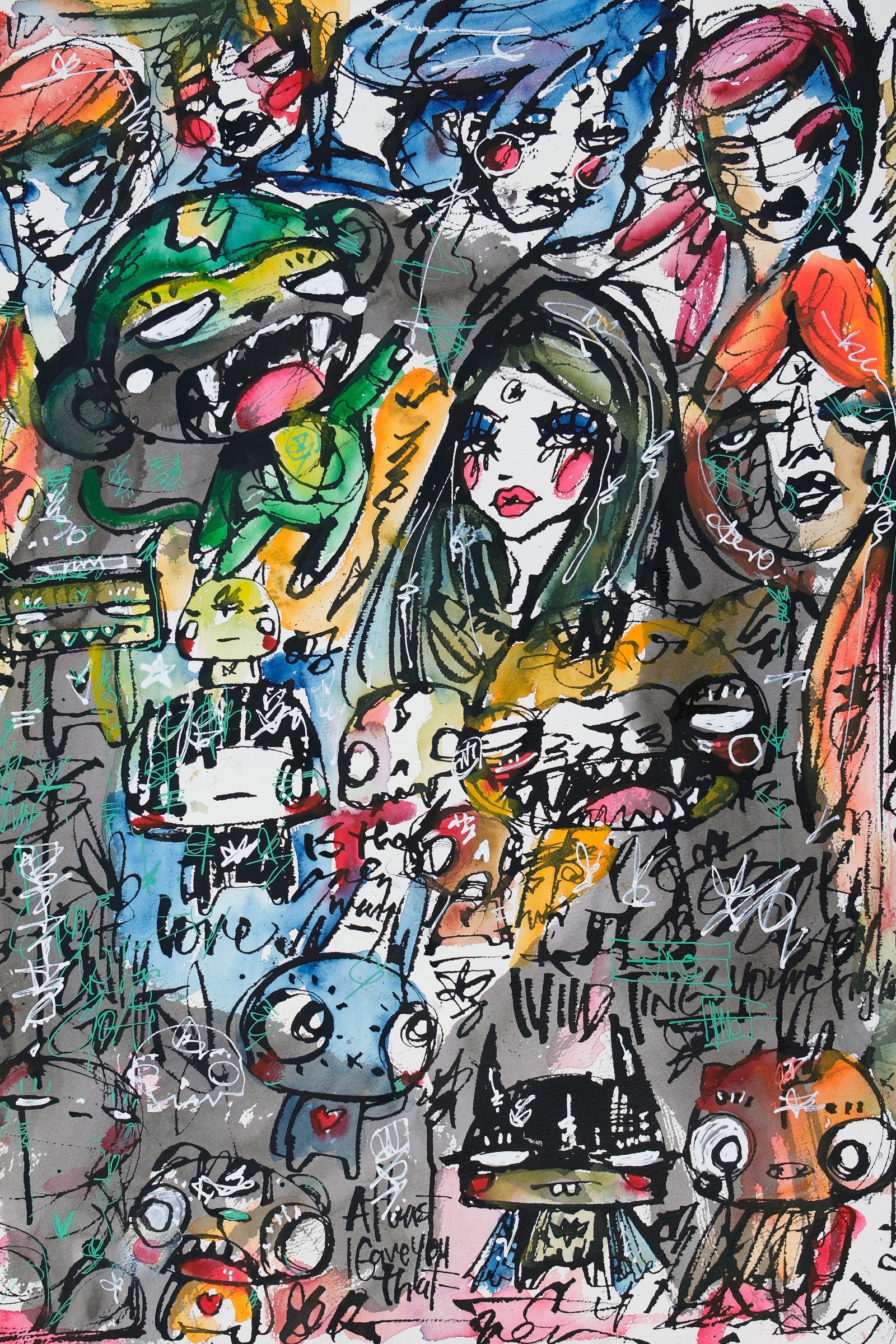Monkey Business 2026 Sabet 12" x 18" Gallery Canvas