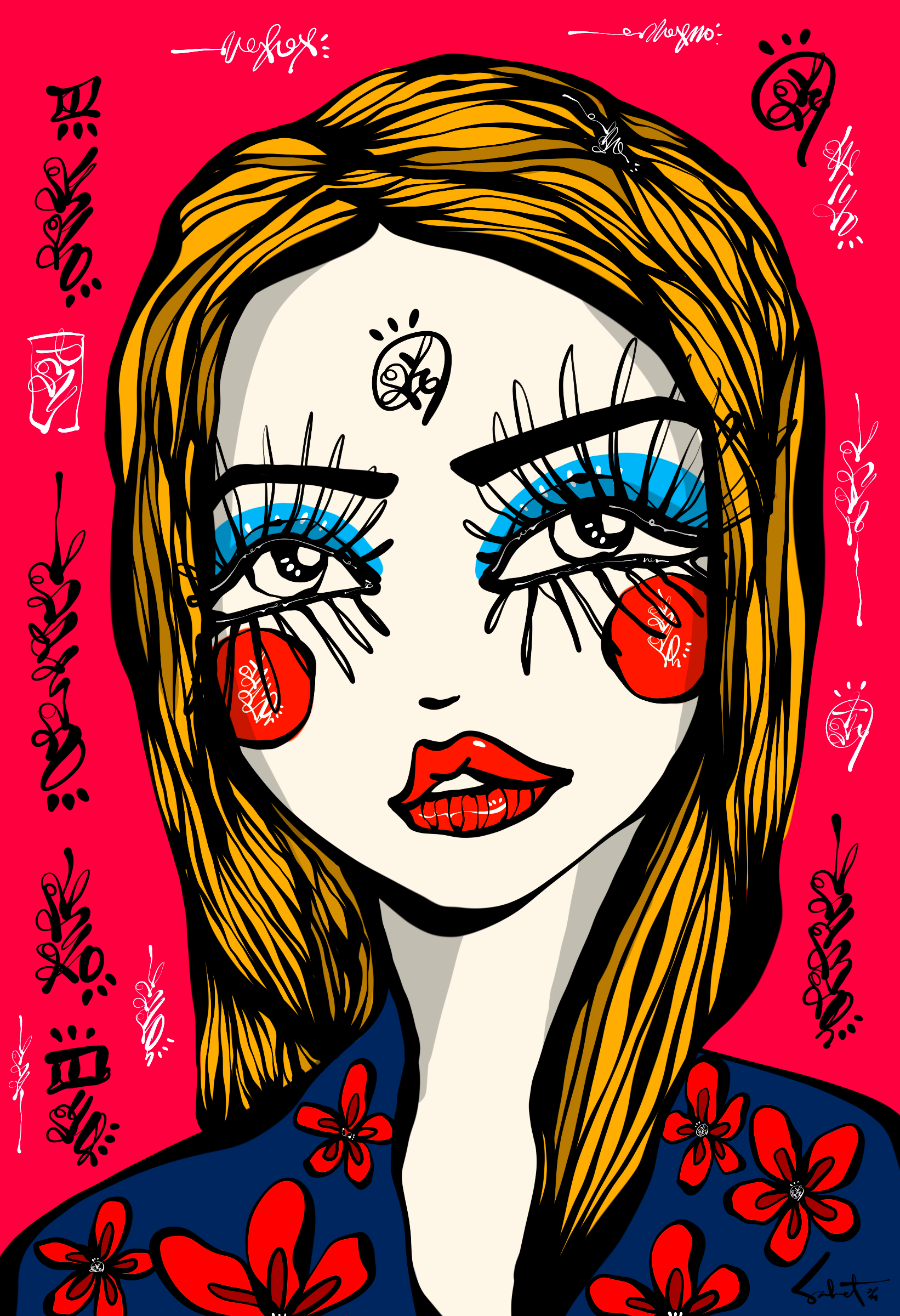 Love Energy 2026 Sabet 12" x 18" Giclée