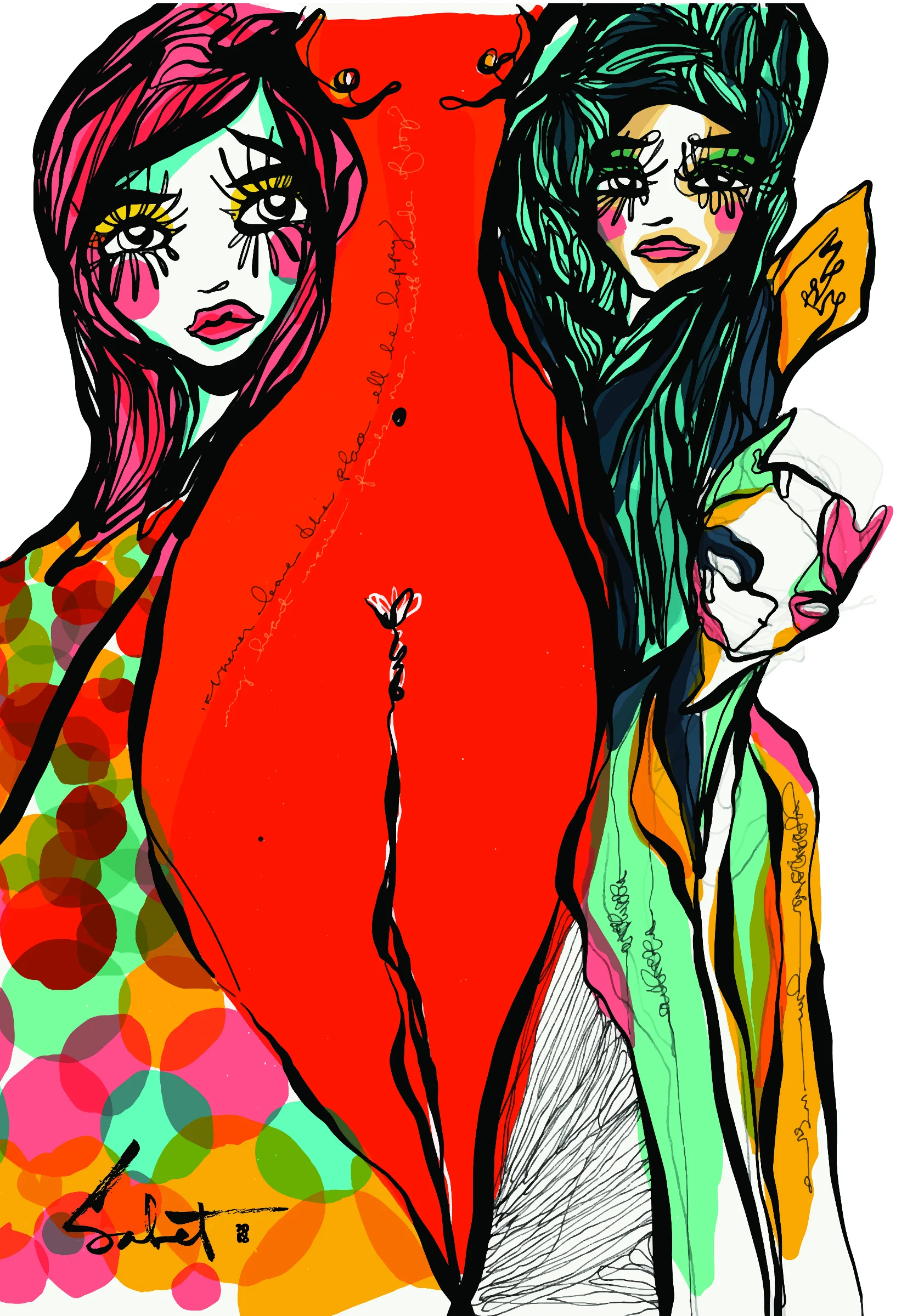 Orangespritz 2026 Sabet 12" x 18" Giclée